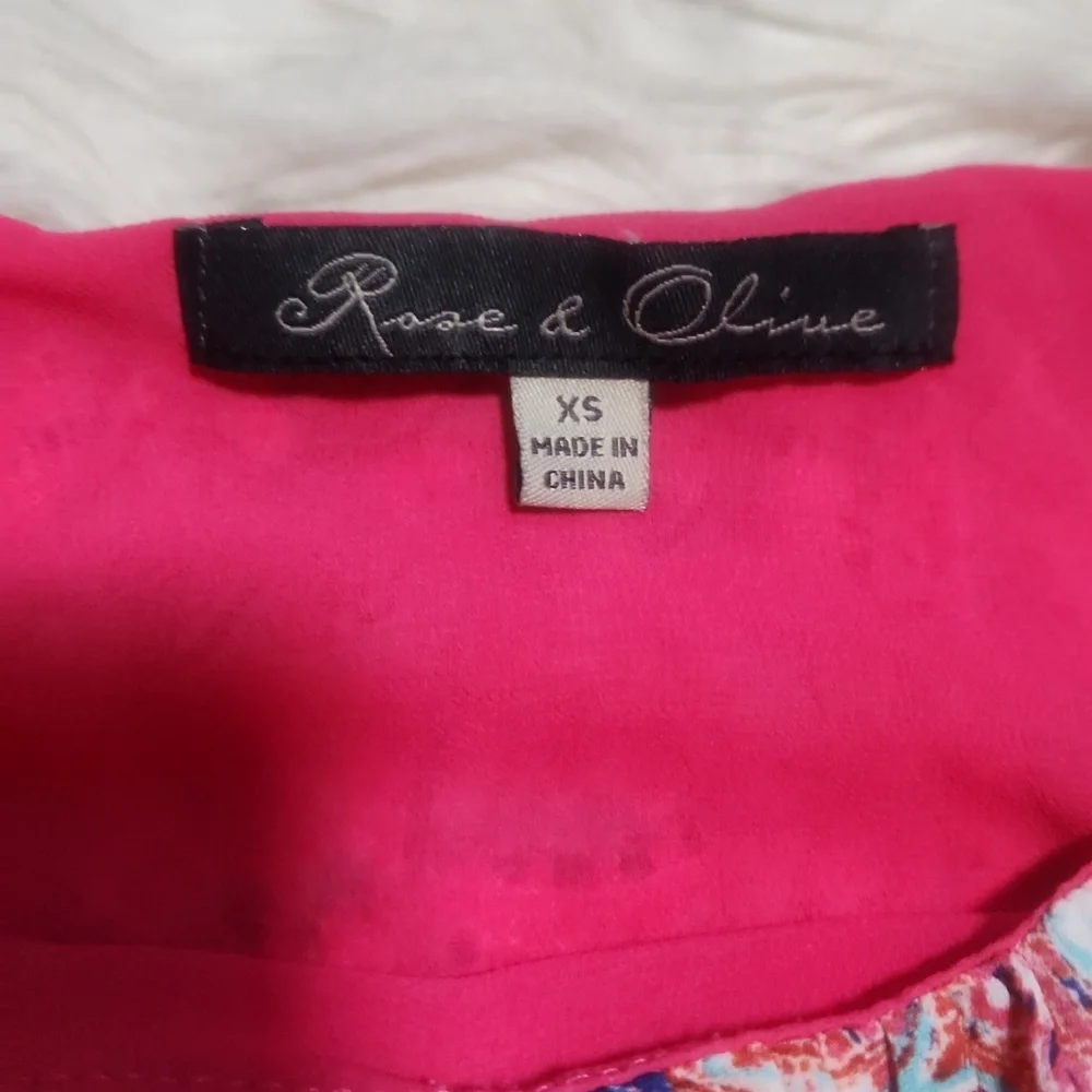 Rose & Olive Top- XS